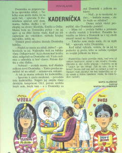 Kaderníčka Zornička č. 5, január 1997 Ilustrácia: Martin Kellenberger