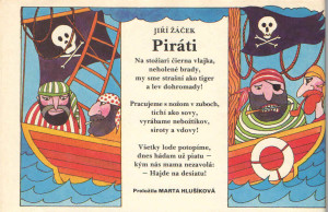 Jiří Žáček: Piráti Zornička č. 15, apríl 1992 Ilustrácia: Johana Ambrušová