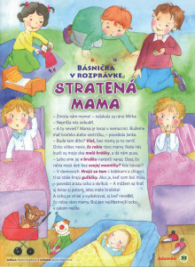 Stratená mama Adamko č. 12/1 december 2009 - január 2010 Ilustrácia: Alena Wagnerová