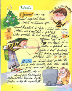 Slniečko č. 6, február 2014, str. 6 ilustrácie: Juraj Martiška